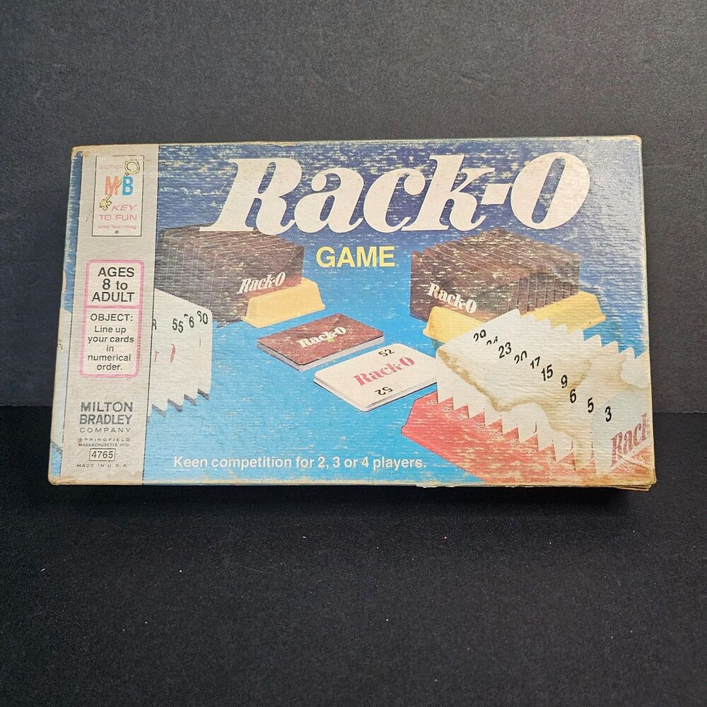 1975 Milton Bradley Rack-O Game Card Game Complete Vintage